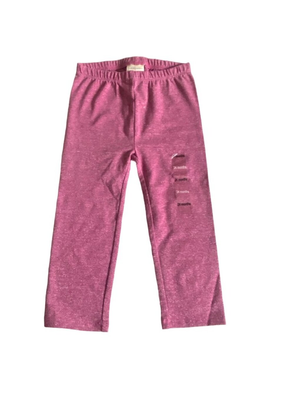 First Impressions Infant Toddler Girls Pull On Leggings-Purple/Sparkles-24 Month